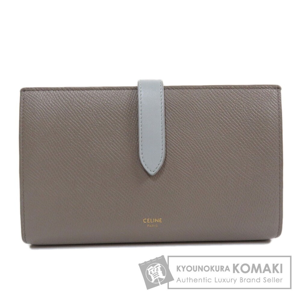 Celine Calfskin Wallet Bifold Strap Leather - Picture 2 of 8